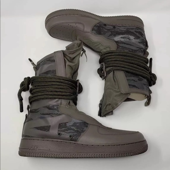 NEW Nike SF AF1 HI “Ridgerock” Camo Sneaker Boots - Picture 2 of 8